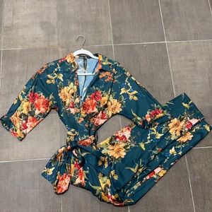 Zara Satin Floral Jumper